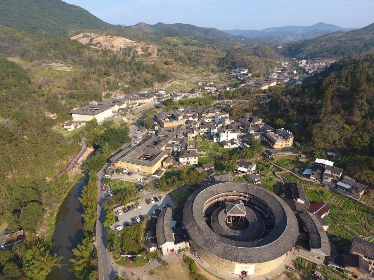 Tulou Fuyulou Changdi Inn Yongding Dış mekan fotoğraf